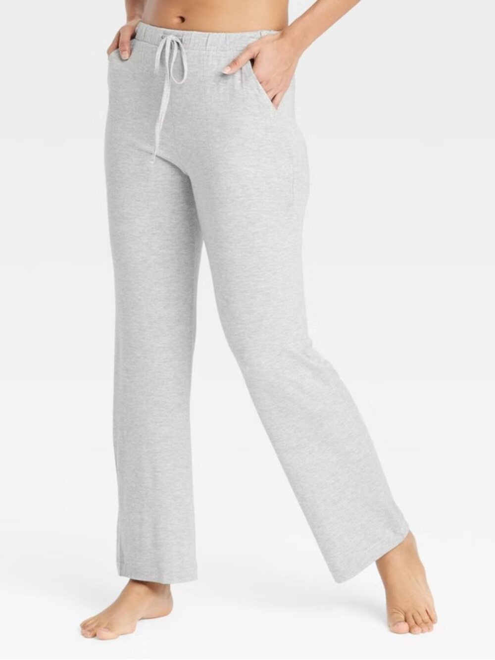 Women's Cloud Knit Modal Pajama Pants - Auden Heather Gray L
